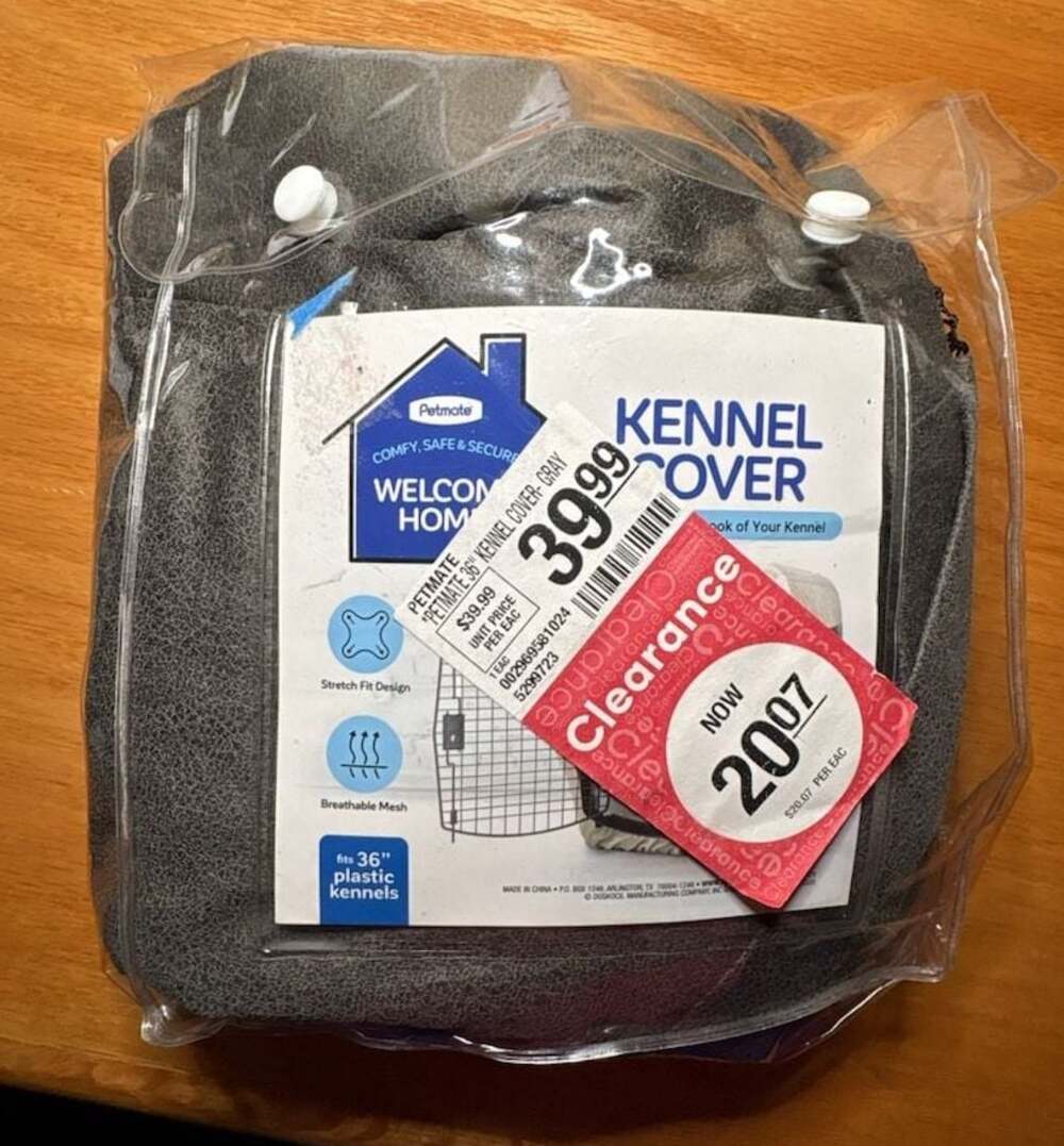 Petmate Kennel Cover for 36 Inch Plastic Kennels Gray